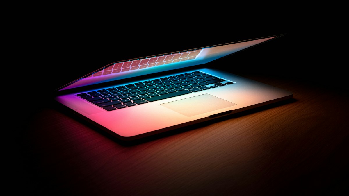 Modern technology workspace